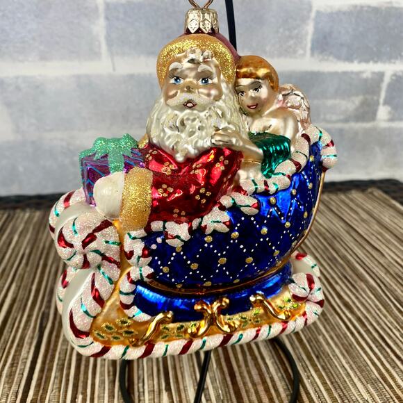 Christopher Radko CANDY RIDE Limited Edition Blown Glass 1999 Ornament - Picture 1 of 13